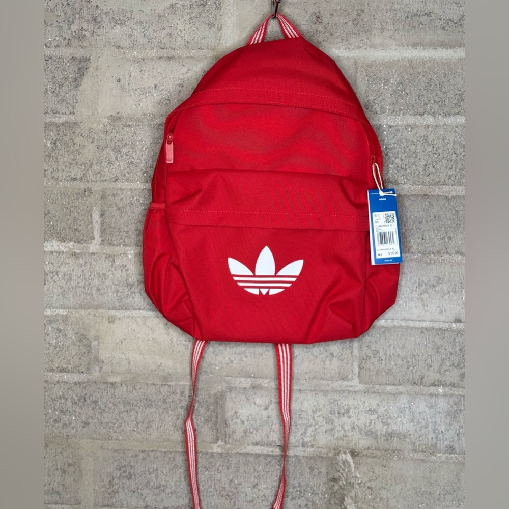 Adidas Originals Trefoil Red Classic Backpack NWT